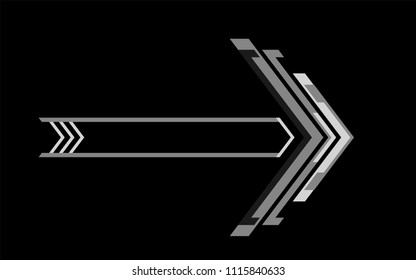 arrow graphic vector design background