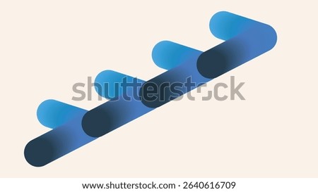 Arrow Growth Infographics. 3d Vector Timeline Chart Template. Business Presentation Graph Elements. Time Line Design Background. Upward Infograph Icon Logo. Strategy Sequence Forecast. Horizontal Data