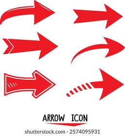 arrow hand draw curve icons jpg