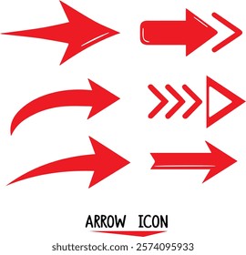 arrow hand draw curve icons jpg