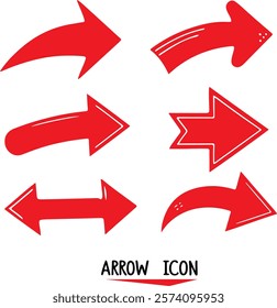 arrow hand draw curve icons jpg