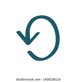 arrow hand drawing style design element