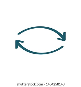 arrow hand drawing style design element