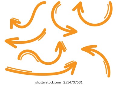 seta, desenhado à mão, desenhado, mão, vetor, grunge, fundo, ícone, negócio, textura, design, isolado, vintage, ilustração, linha, preto, pincel, gráfico, esboço, web, sinal, rabiscar, desenho, lápis, re