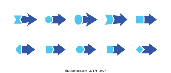 ARROW HEAD BULLET POINT VECTOR SET