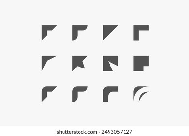 Arrow head, bullet vector set collection