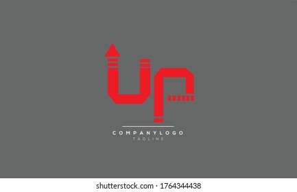 UP arrow head logo design