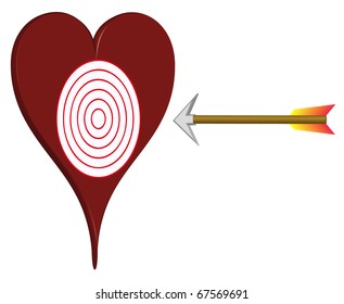 Arrow and Heart
