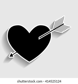 Arrow heart icon