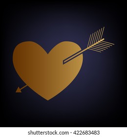 Arrow heart icon