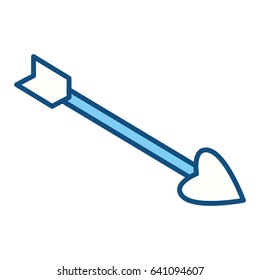 arrow heart shape