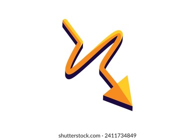 Arrow Highlight Note Sticker Design