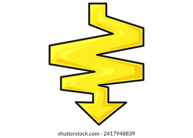 Arrow Highlight Note Sticker Design