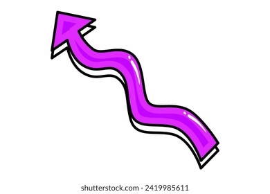 Arrow Highlight Note Sticker Design