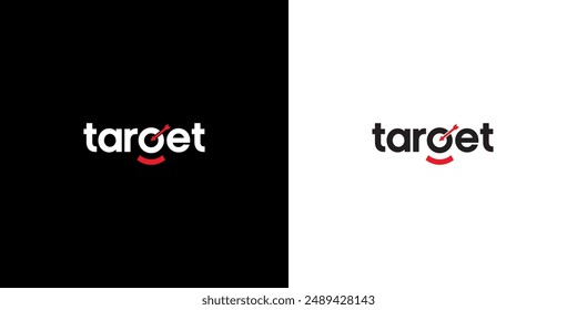 The arrow hits the target on the letter G, simple, elegant, modern modification