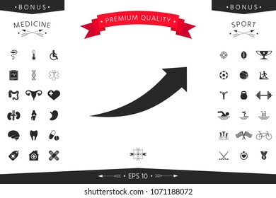 Arrow icon - up