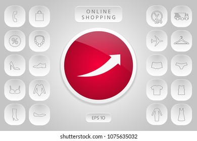 Arrow icon - up