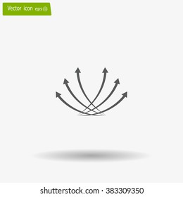 Arrow up icon 