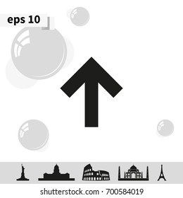 Up arrow icon.