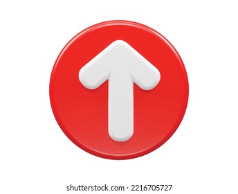 Arrow icon 3d rendering illustration  vector