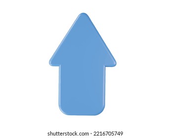 Arrow icon 3d rendering illustration  vector