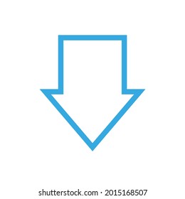 Pfeilsymbol für App und Website-Design. Vektorgrafik.