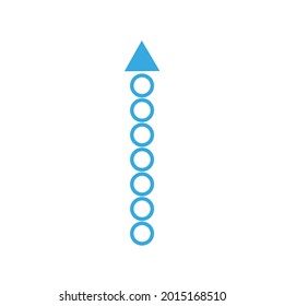 Arrow icon for app and website design. Vector.