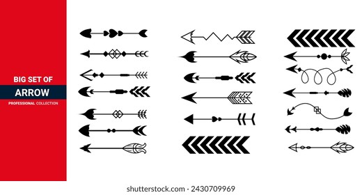 Arrow icon. Arrows big black set icons. arrow, cursor, hand drawn arrow set. arrow icon.