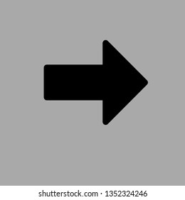 Arrow icon with background. Arrow symbol for web site design, logo, app. Arrow vector illustration. Arrow icon