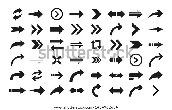 Arrow\
icon. Big set of vector flat arrows. Collection of concept arrows\
for web design, mobile apps, interface and\
more.