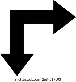 Arrow. Icon. Arrow icon. Black arrow