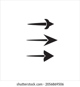 Arrow Icon Black Icon Arrow Vector  Illustration Simple Design Symbol Cursor