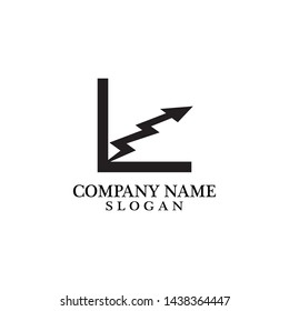 Arrow icon Business Finance Logo template