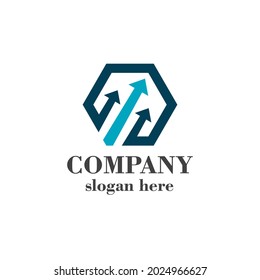 Arrow icon Business Finance Logo template