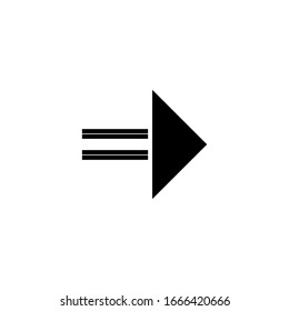 The arrow icon. Icon for business. Vector Internet arrows.