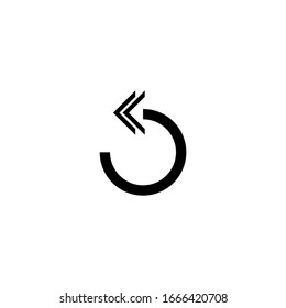 The arrow icon. Icon for business. Vector Internet arrows.