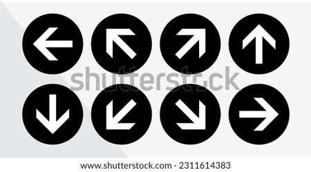 Arrow icon. Buton Arrow vector. Arrow Vector illustration. Pointer arrow