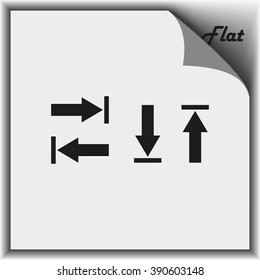 Arrow icon, arrow buttons. Arrows up, down, left and right.