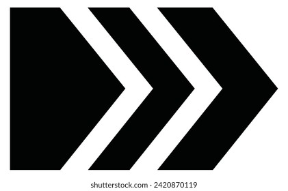 Arrow icon chevron doodle black line graphic design app set, collocetion