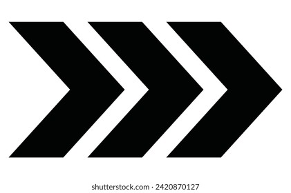 Arrow icon chevron doodle black line graphic design app set, collocetion