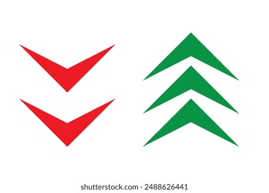 Icono de flecha chevron doodle Diseño gráfico de línea negra. Vector aislado sobre fondo blanco. Ilustración vectorial.