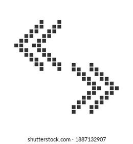 Arrow icon. Collection different arrows sign. Gray vector arrows. Isolated on a blank background.