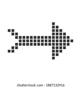Icono de flecha. Señal de flechas diferentes de la colección. Flechas vectoriales grises. Aislado en un fondo en blanco.