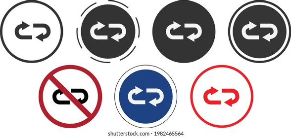Arrow icon collection. Set different arrows or web design. Arrow flat style isolated on white background - stock vector.
