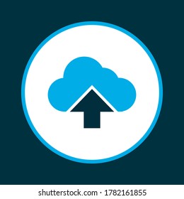 Arrow icon colored symbol. Premium quality isolated load element in trendy style.