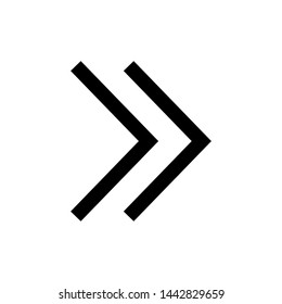 Arrow icon, cursor vector modern simple illustration.