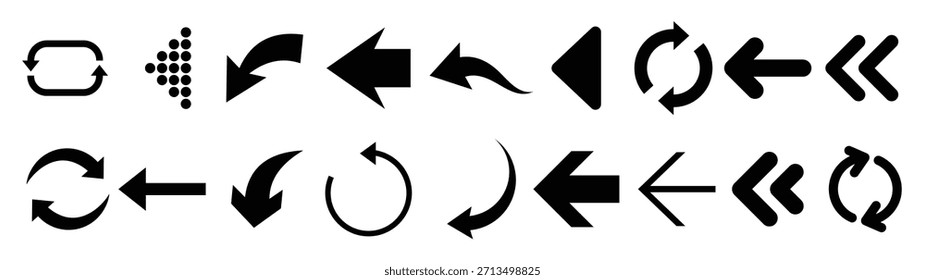 Diseño de icono de flecha y negro 