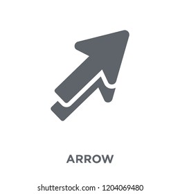 Arrow icon. Arrow design concept from  collection. Simple element vector illustration on white background.