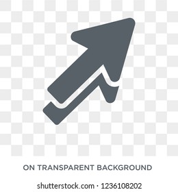 Arrow icon. Arrow design concept from  collection. Simple element vector illustration on transparent background.