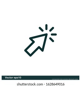 Arrow icon design element company logo template